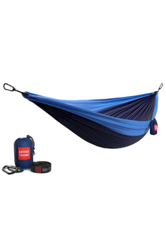 Hamak 2-osobowy Grand Trunk Double Deluxe Hammock - navy / light blue