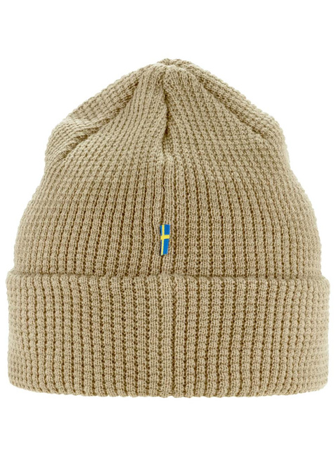 Czapka dzianinowa Fjallraven Tab Hat - fossil