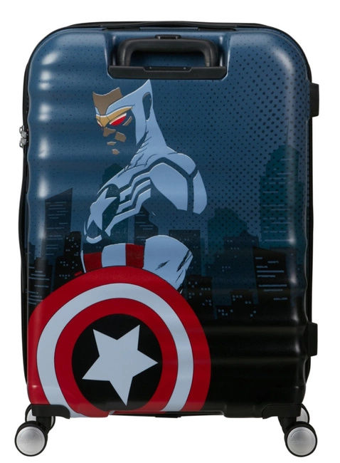 Walizka średnia American Tourister Wavebreaker Marvel - Captain America