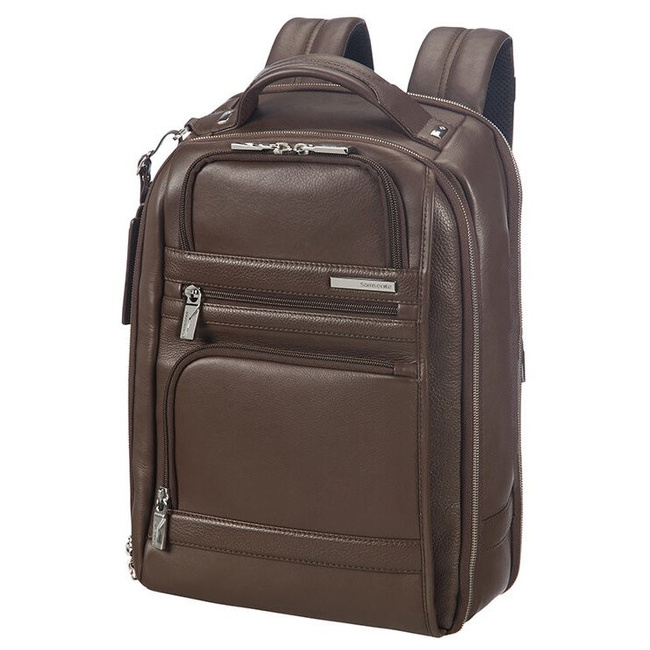 Plecak skórzany na laptopa Samsonite Sunstone 14,1" - brown