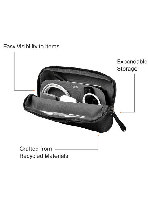 Etui organizer biurowy podróżny Orbitkey Desk Pouch - graphite