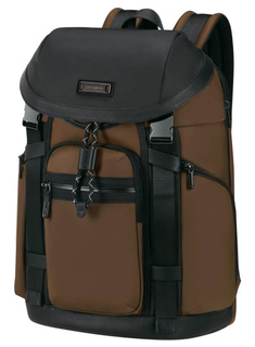 Plecak miejski Samsonite Relyon Backpack 15,6" with flap - brown