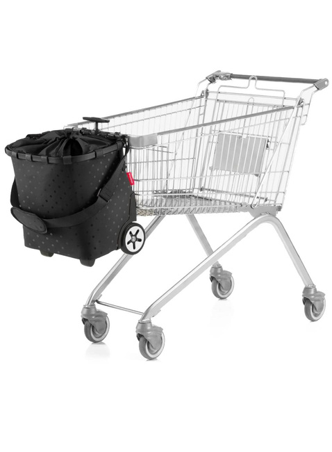 Wózek torba na zakupy Reisenthel Carrycruiser - glossy dots black