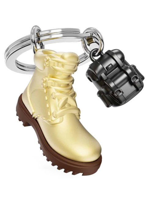 Brelok do kluczy torebki Metalmorphose - but trekkingowy i plecak