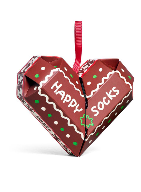 Skarpety 2 pary Happy Socks 2-Pack Gift Set - gingerbread / heart