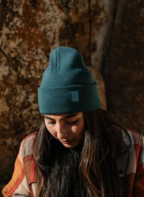 Czapka zimowa Topo Designs Work Cap - forest / black marl