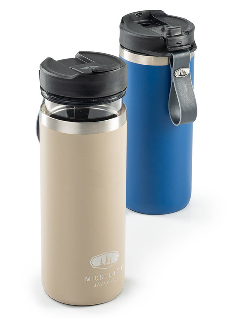 Kawiarka / kubek turystyczny GSI OUTDOORS Microlite JavaPress - blue