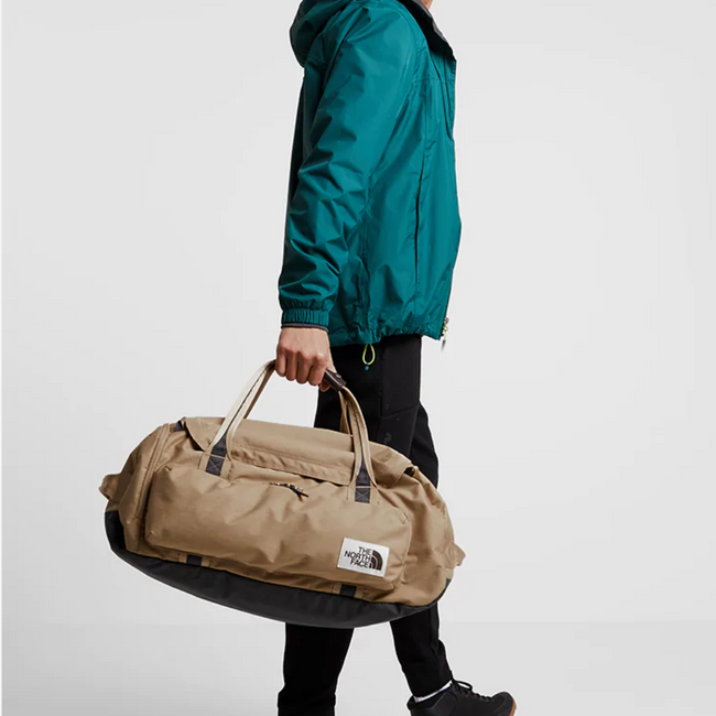 Turystyczna torba, plecak The North Face Berkeley Duffel M - kelp tan dark heather/asphalt grey