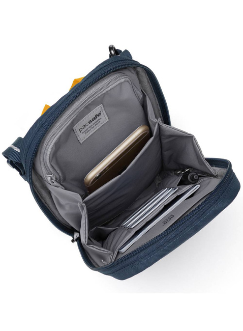 Torebka antykradzieżowa Pacsafe RFIDsafe Tech Crossbody - coastal blue
