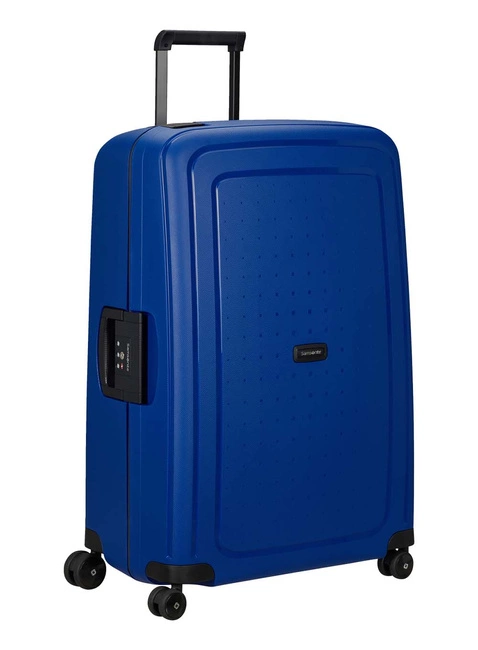 Walizka średnia twarda Samsonite S'Cure - cool blue / black