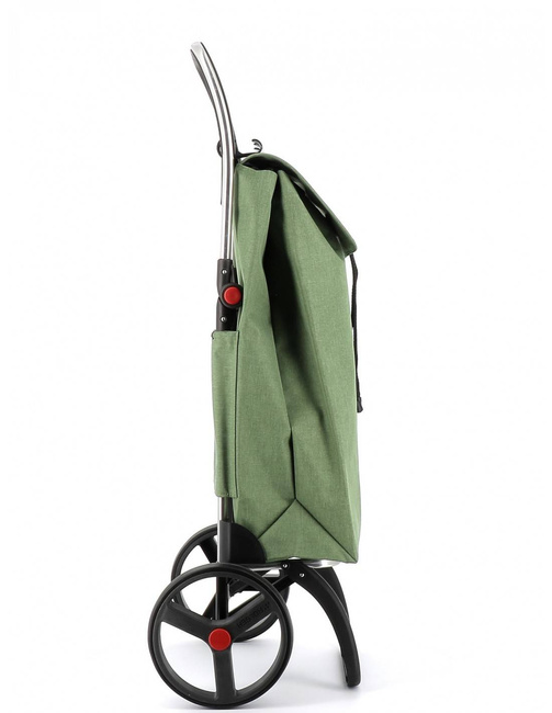Wózek na zakupy 2 duże koła składany Rolser I-Max TWEED 2LRSG - green