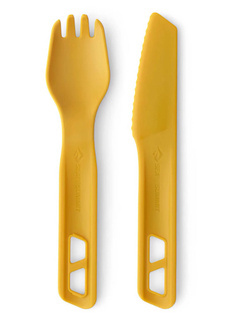 Sztućce turystyczne Sea to Summit Passage Set - arrowwood yellow
