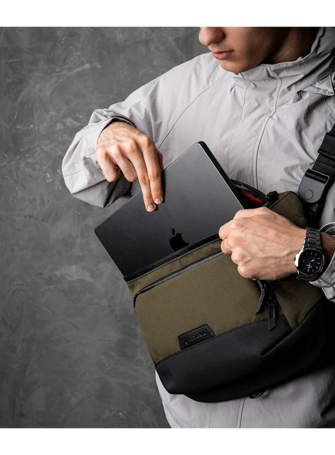 Torba crossbody Alpaka Bravo Sling Max V2 Axogrid - army green