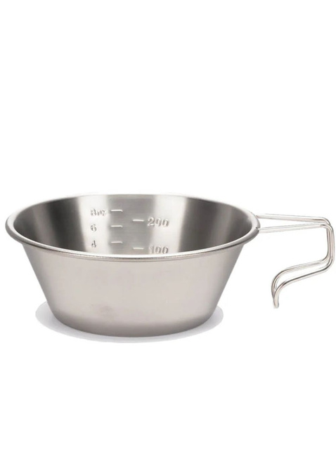 Kubek tytanowy z miarką Snow Peak Ti-Backpackers Cup - silver