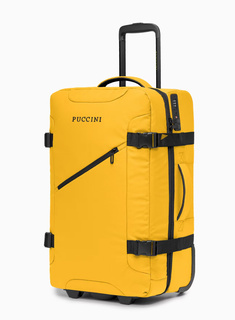 Walizka średnia miękka Puccini Colorado - żółty