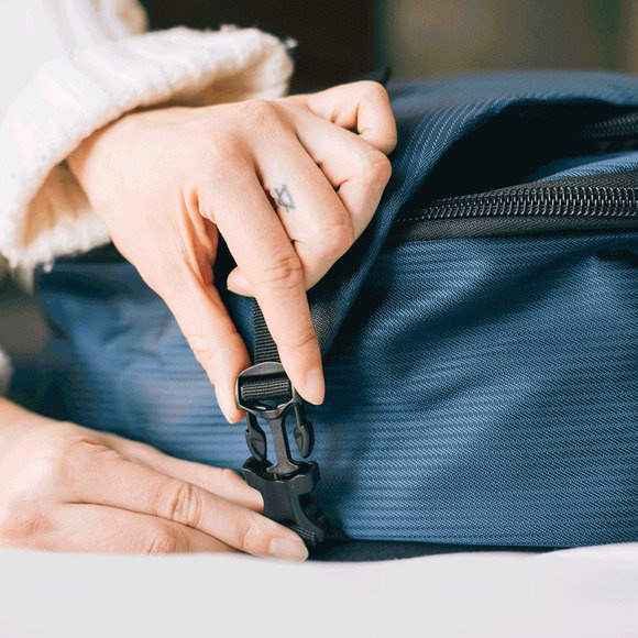 Plecak turystyczny antykradzieżowy Pacsafe Venturesafe EXP45 Econyl - deep ocean