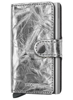 Secrid kompaktowy portfel z RFID Miniwallet Crunch - silver