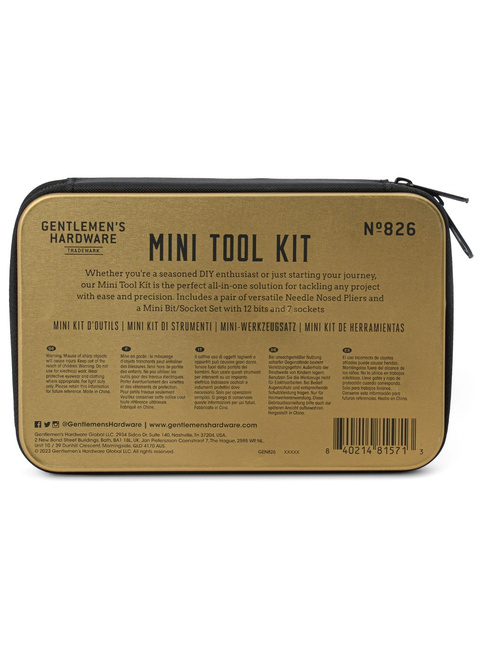 Kompaktowy zestaw narzędzi Gentlemen's Hardware Mini Tool Kit
