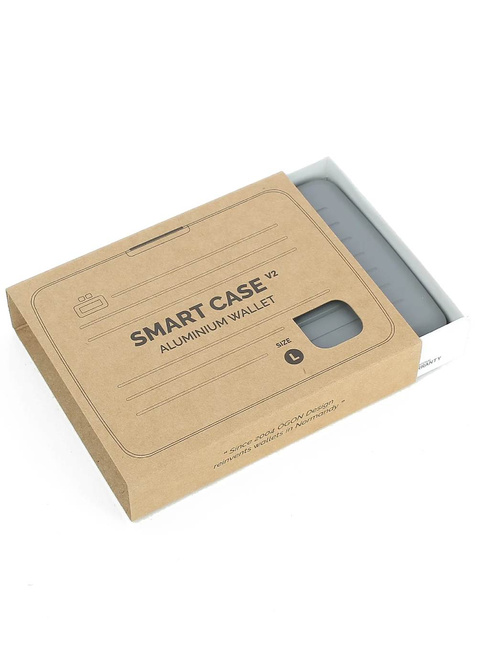 Portfel RFID na karty Ogon Design Smart Case V2 Large - stone grey