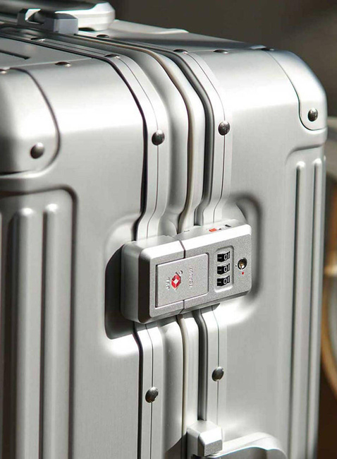 Walizka kabinowa Travelite Next Trolley S - silver