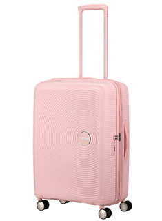 Walizka średnia American Tourister Soundbox EXP - pastel pink
