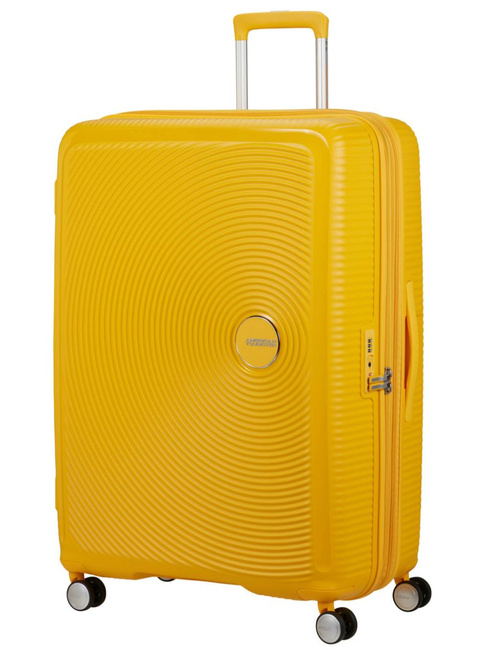 Walizka duża XL American Tourister SoundBox EXP - golden yellow