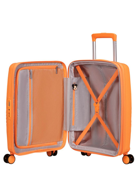 Walizka mała American Tourister Mickey Magic - peachy orange