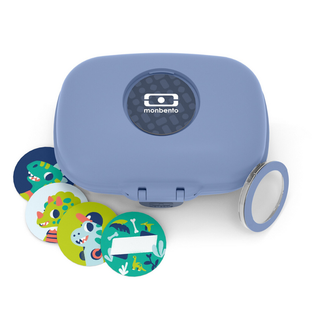 Pudełko na przekąski Monbento MB Gram - blue infinity