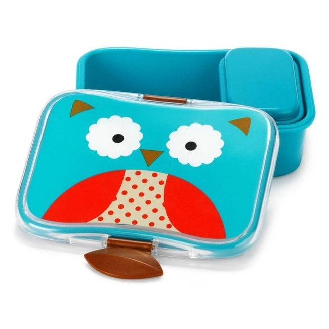 Lunchbox do szkoły Skip Hop Zoo Little Kid Lunch Kit - owl