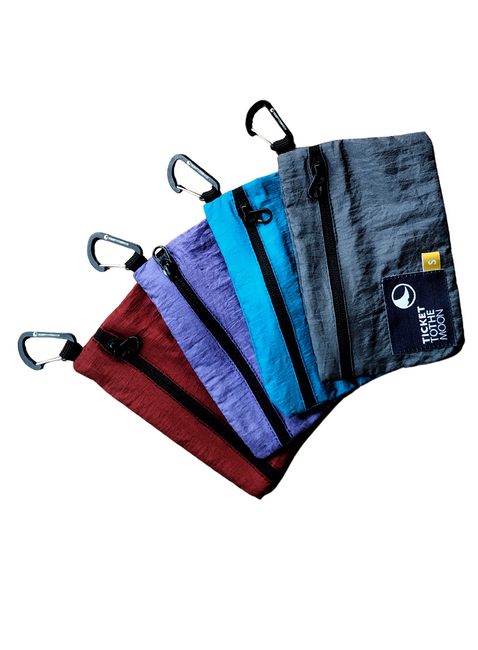 Portfel Ticket To The Moon Travel Wallet - burgundy