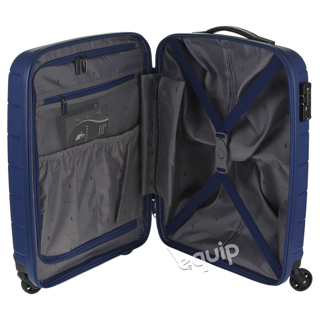 Walizka średnia Puccini Madagascar - granatowy