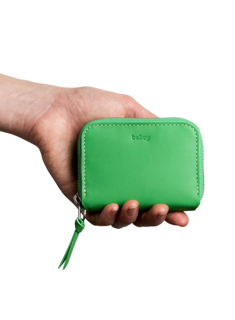 Skórzany portfel kieszonkowy Bellroy Folio Piccolo - neon green