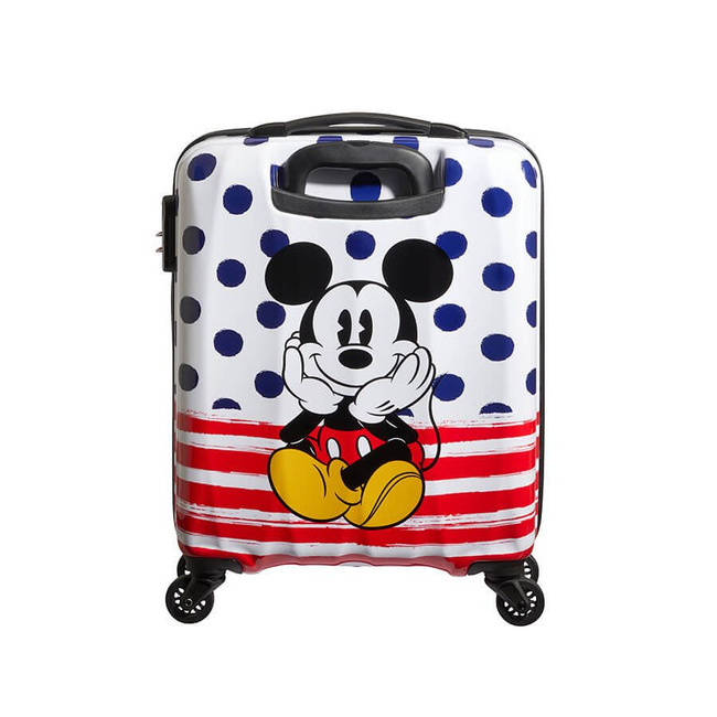 Walizka kabinowa American Tourister Disney Legends - Mickey blue dots