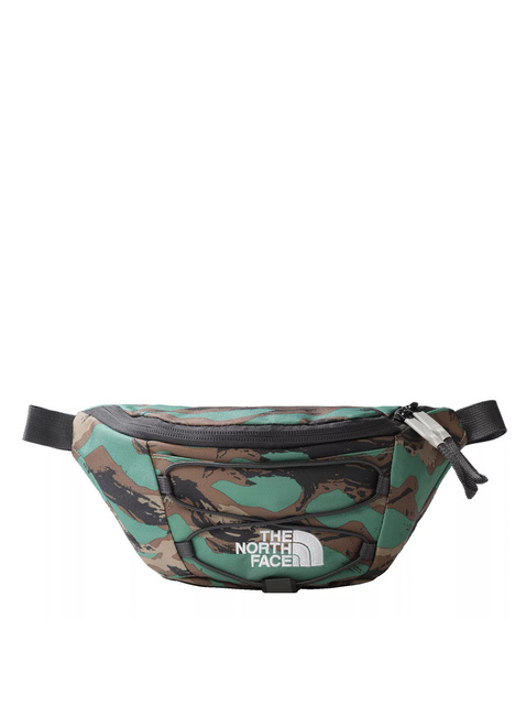 Nerka The North Face Jester Bum Bag - deep grass green painted camo print / asphalt grey