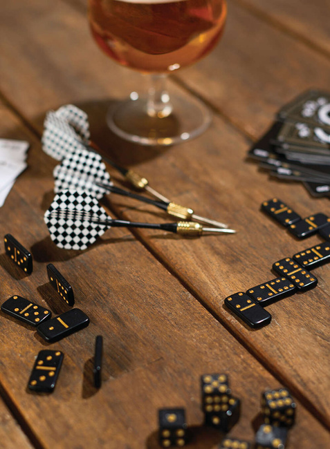 Zestaw do gier Gentlemen's Hardware Bar Games
