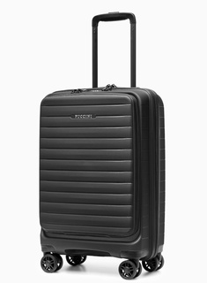 Walizka kabinowa z kieszenią na laptop Puccini Seoul - czarny