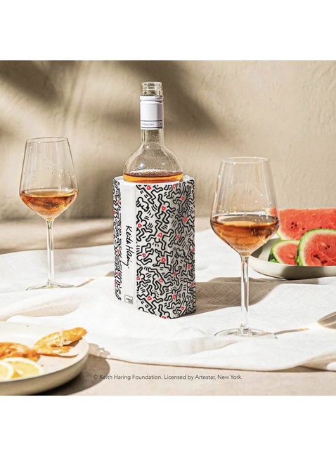 Schładzacz do wina Vacu Vin Wine Cooler Sleeve - Keith Haring