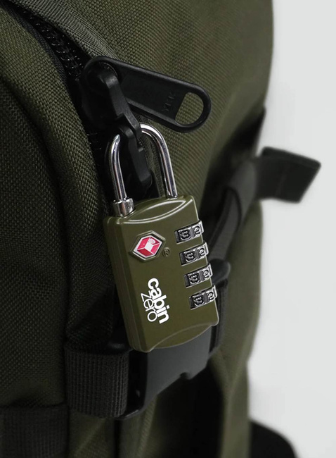 Kłódka szyfrowa do bagażu CabinZero TSA Travel Lock - georgian khaki