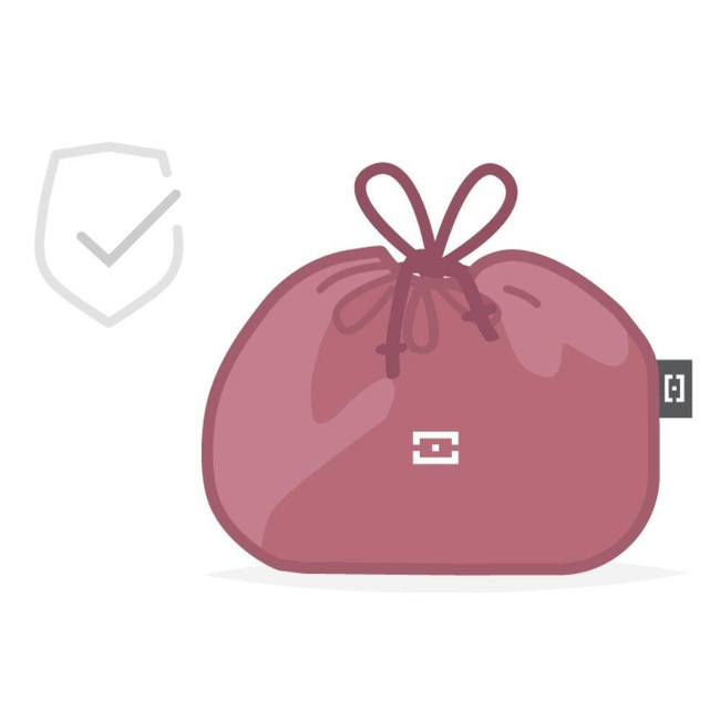Pokrowiec torba na lunchbox MB Pochette Bento Bag Monbento - blush