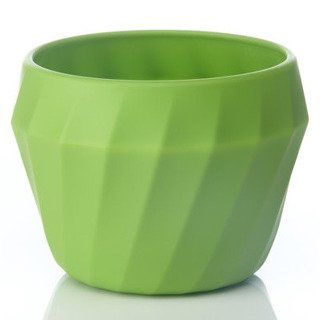 Silikonowa miska 2w1 Humangear Flexibowl - green