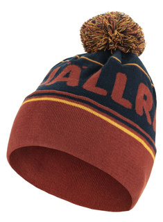 Czapka codzienna Fjallraven Pom Hat - autumn leaf / dark navy