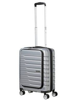 Walizka kabinowa American Tourister Flashline Frontloader - sky silver