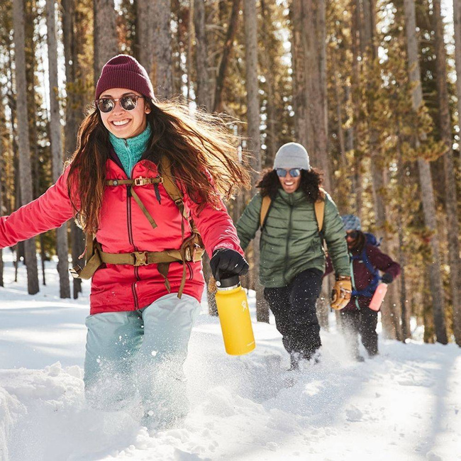 Butelka termiczna 946 ml Wide Mouth Flex Cap Hydro Flask - sunflower