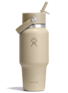 Butelka termiczna ze słomką Hydro Flask Wide Mouth Travel Bottle 0,7 l - oat