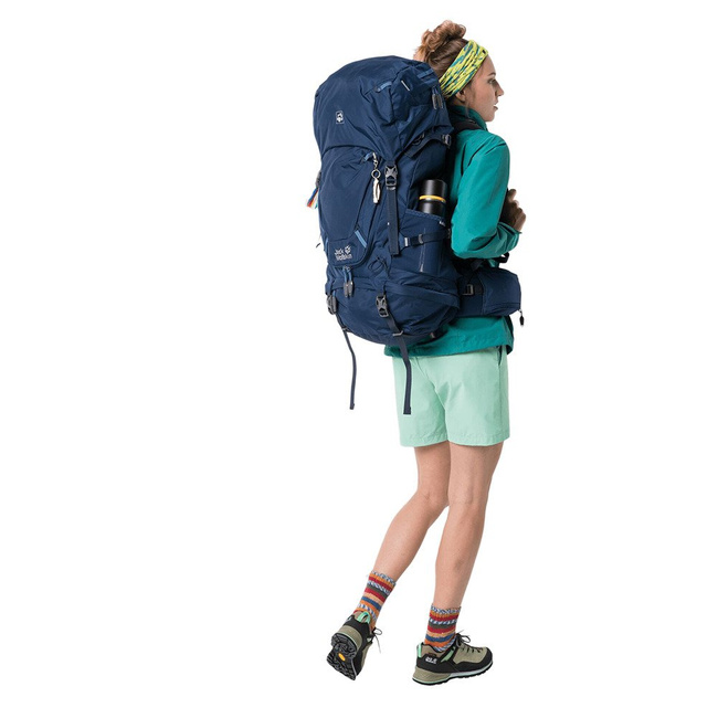 Plecak Jack Wolfskin Highland Trail 45 Women - cabernet