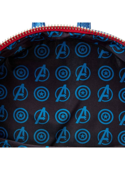 Plecak Loungefly x Marvel Shine Mini Backpack - Captain America