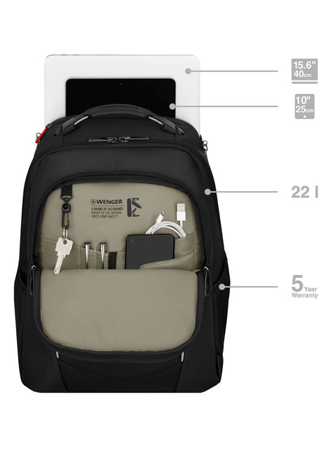 Plecak na laptopa 15,6" Wenger Altair - black