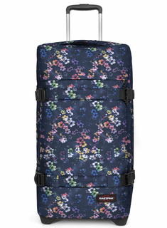 Torba podróżna na kółkach Eastpak Transit'R M - flora fade navy