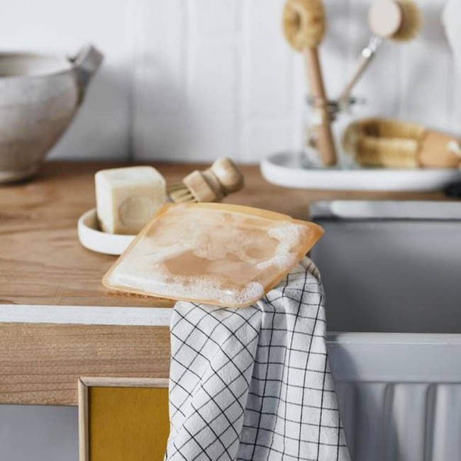 Silikonowa torebka na kosmetyki Stasher - rainbow orange