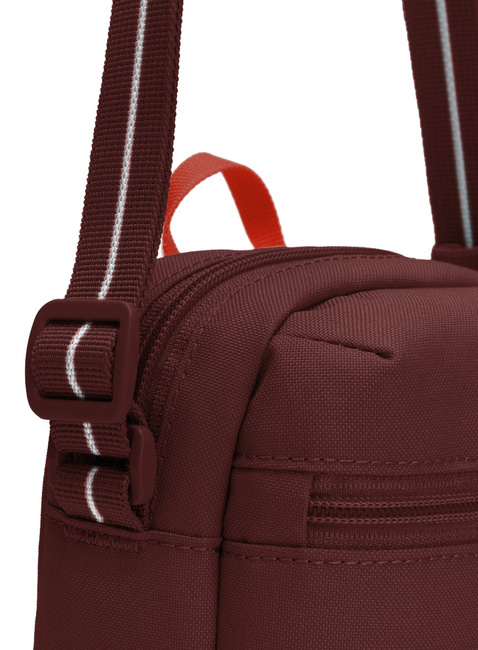 Torebka antykradzieżowa Pacsafe GO Micro Crossbody - garnet red